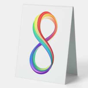 Layered Rainbow Infinity Symbol