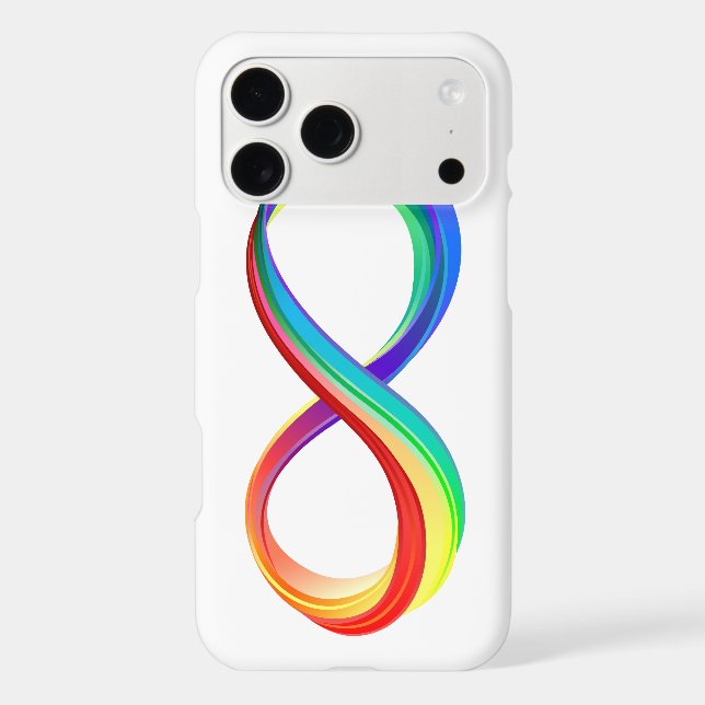 Layered Rainbow Infinity Symbol (Back)