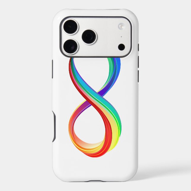 Layered Rainbow Infinity Symbol (Back)