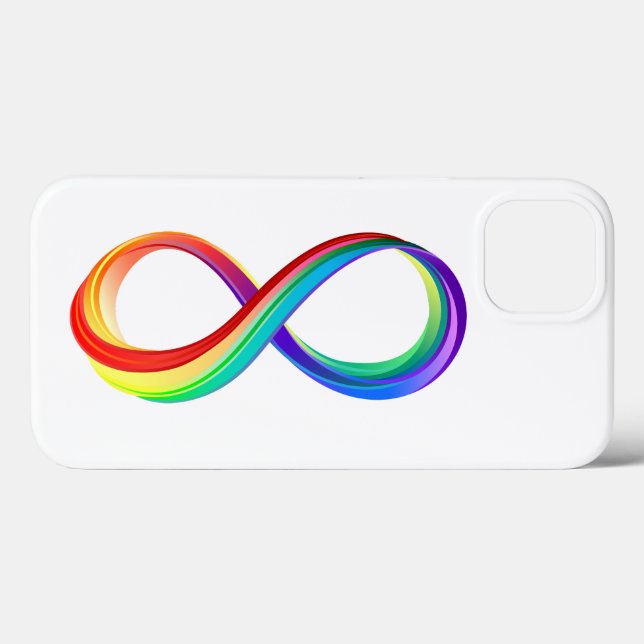Layered Rainbow Infinity Symbol Case-Mate iPhone Case (Back (Horizontal))