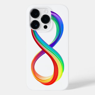 Layered Rainbow Infinity Symbol Case-Mate iPhone 14 Pro Case