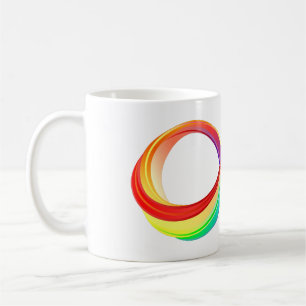 Layered Rainbow Infinity Symbol Coffee Mug