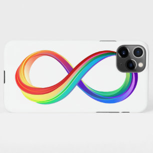 Layered Rainbow Infinity Symbol iPhone 11Pro Max Case