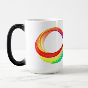 Layered Rainbow Infinity Symbol Magic Mug