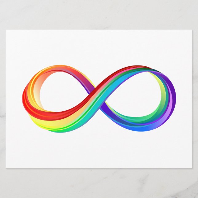 Layered Rainbow Infinity Symbol Program (Front)