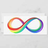 Layered Rainbow Infinity Symbol
