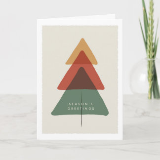 Layered Tree - Season's Greetings Holiday Card