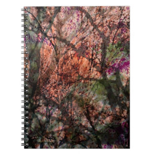 Layered Trees in Autumn Notebook