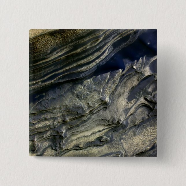 Layers exposed at Polar Canyon 15 Cm Square Badge (Front)