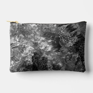  Layers of Crystals Grey  Accessory Pouch