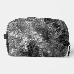 Layers of Crystals Grey Dopp Kit