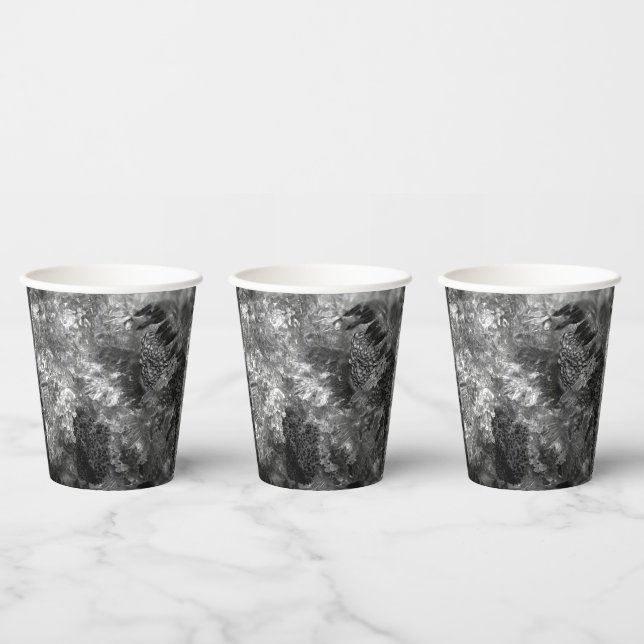  Layers of Crystals Grey  Paper Cups (Multi)