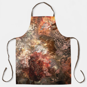 Layers of Crystals with Rustic Tint Apron