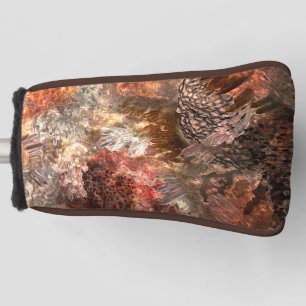 Layers of Crystals with Rustic Tint Golf Head Cover