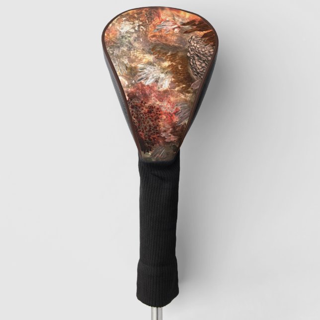  Layers of Crystals with Rustic Tint   Golf Head Cover (Front)