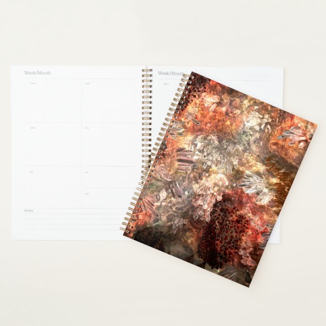  Layers of Crystals with Rustic Tint   Planner (Display)