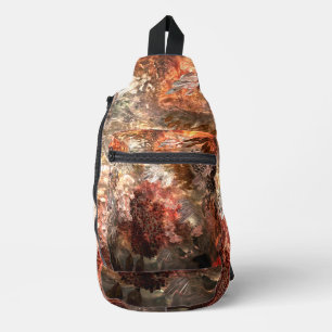 Layers of Crystals with Rustic Tint Sling Bag
