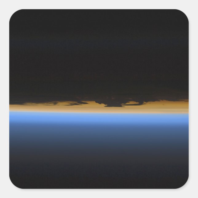 Layers of Earth's atmosphere Square Sticker (Front)