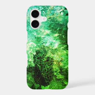 Layers of Green Crystals