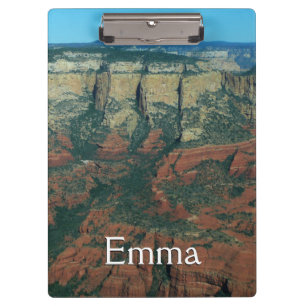 Layers of Red Rocks in Sedona Arizona Clipboard