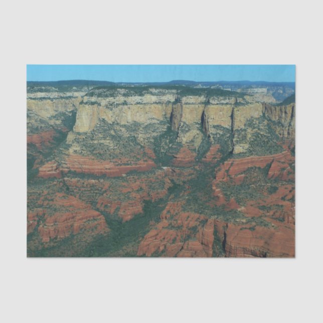 Layers of Red Rocks in Sedona Arizona Tissue Paper (Front)