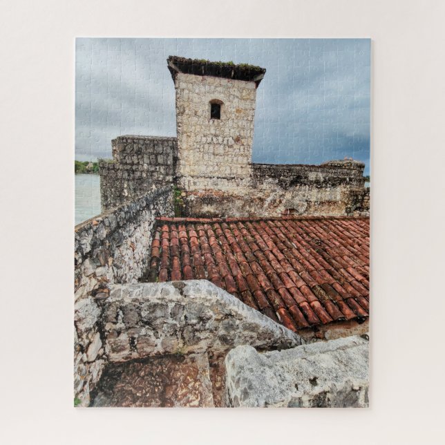 Layers of Roof and Stone Jigsaw Puzzle (Vertical)