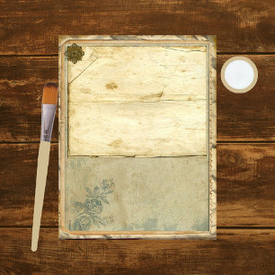 Layers of Vintage Scrapbook Paper 8