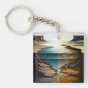 Layers Unveiled Key Ring