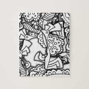 Layery Doodles Series Jigsaw Puzzle
