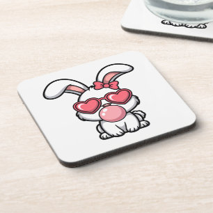 layful Kawaii Rabbit with Bubblegum Bubble Coaster