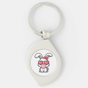 layful Kawaii Rabbit with Bubblegum Bubble Key Ring