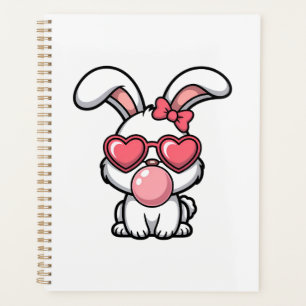 layful Kawaii Rabbit with Bubblegum Bubble Planner