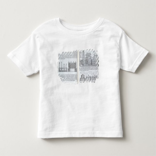 Laying foundations, from 'Della Architettura', pub Toddler T-Shirt (Front)