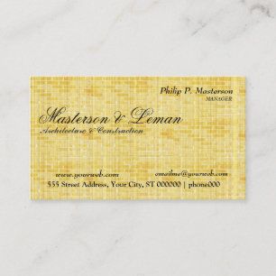 Laying The Brick One By One Wall Construction Business Card