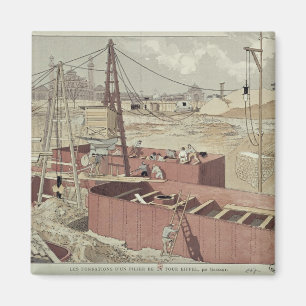 Laying the Foundations for the Eiffel Tower Magnet