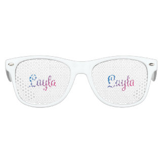 Layla Stylish Cursive Kids Sunglasses