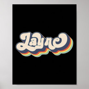 Layne Name Personalised Surname First Name Layne Poster