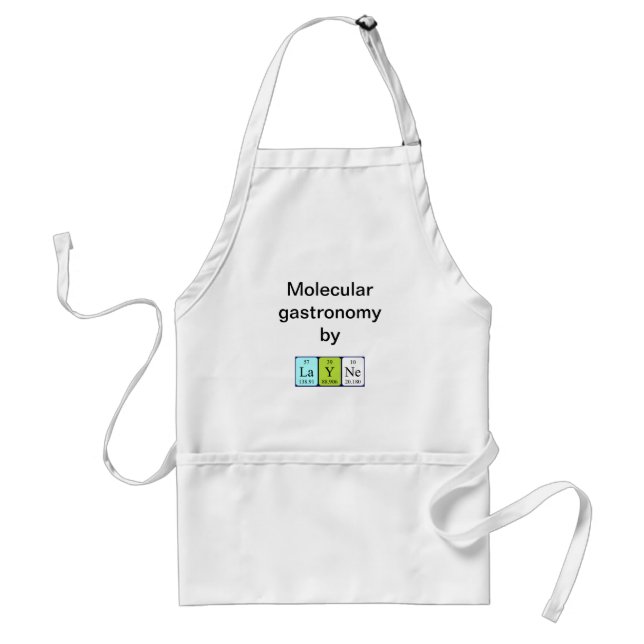 Layne periodic table name apron (Front)