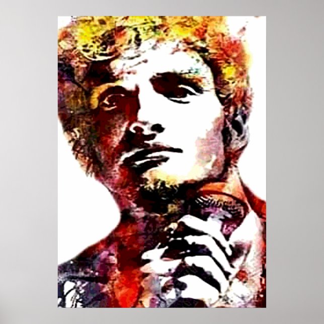 Layne Staley Portrait Poster (Front)