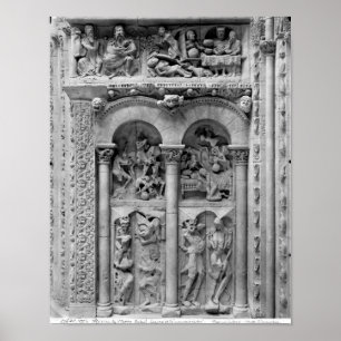 Lazarus and the Rich Man, from the south portal Poster