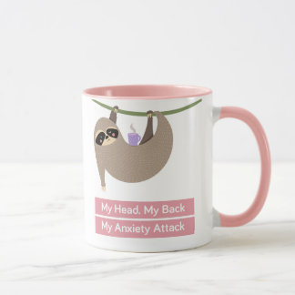 LAZARUS THE SLOTH ANXIETY MUG