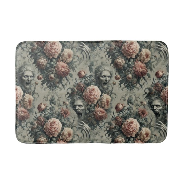 🩸 Lazarus Weeps – Gothic Victorian Bath Mat (Front)