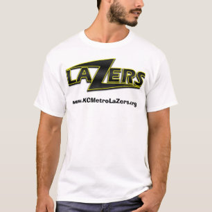LaZer Logo White Background, www.KCMetroLaZers.org T-Shirt