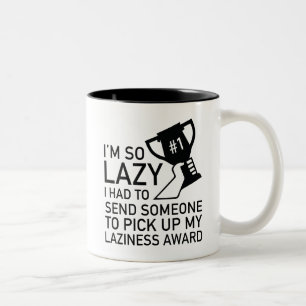 Laziness Award Two-Tone Coffee Mug