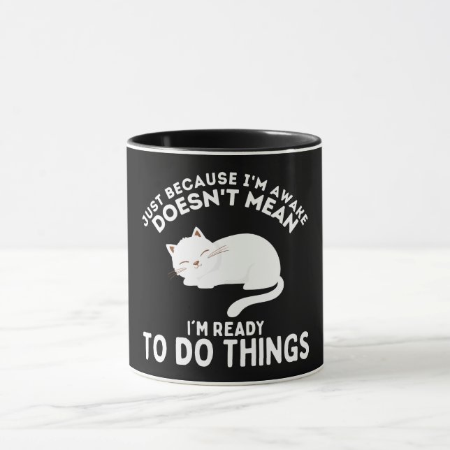 Laziness Lover Doesn't Mean I'm Ready To Do Things Mug (Center)