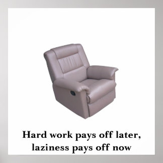 Laziness poster