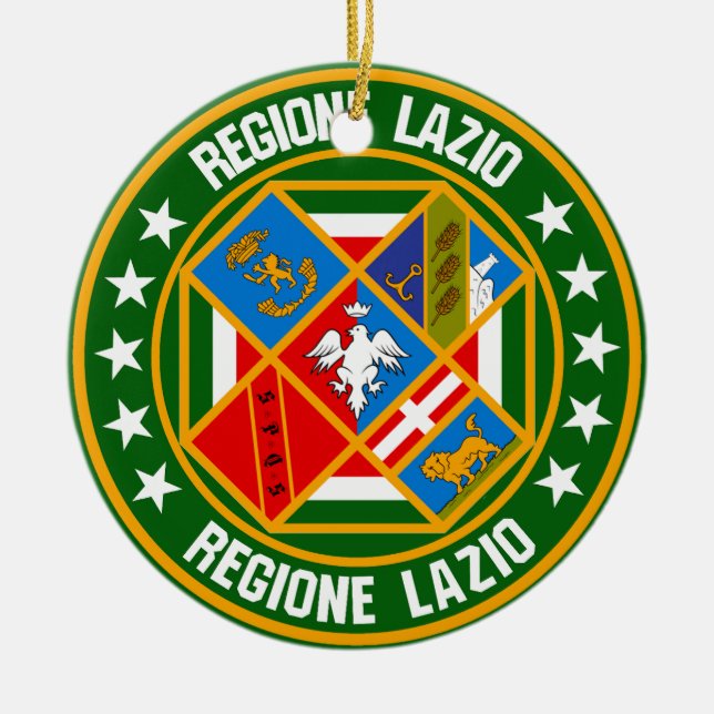 Lazio                                              ceramic ornament (Front)