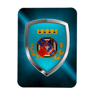 Lazio Mettalic Emblem Magnet