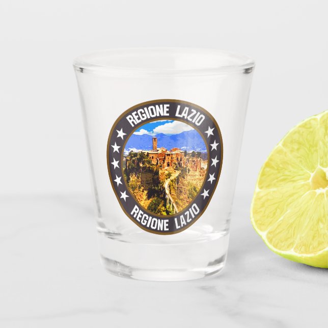 Lazio                                              shot glass (Front)