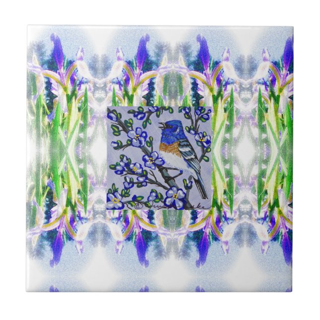 Lazuli Iris Tile (Front)